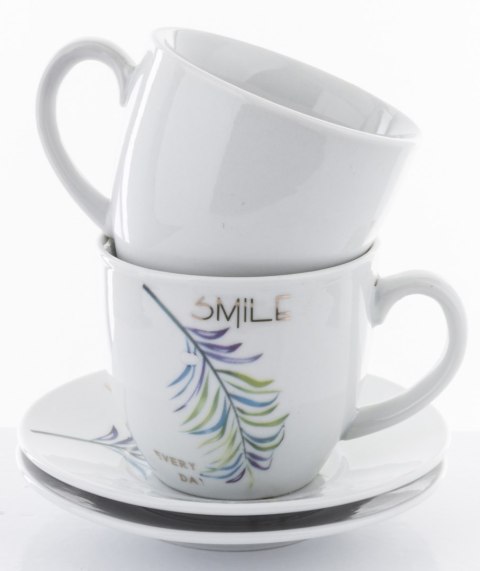 Pl 2 Filiżanki 150 Ml Z Podstawkami