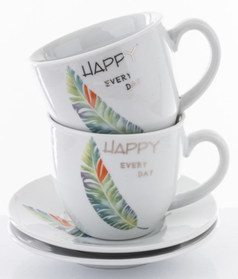Pl 2 Filiżanki 150 Ml Z Podstawkami