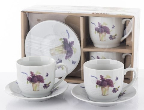 Pl 2 Filiżanki 150 Ml Z Podstawkami Pl 2 Filiżanki 150 Ml Z Podstawkami