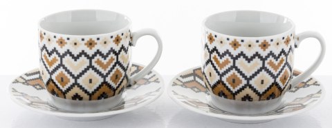 Pl 2 Filiżanki 150 Ml Z Podstawkami Pl 2 Filiżanki 150 Ml Z Podstawkami