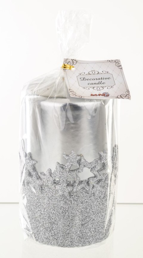 Pl Srebrny Świeca Ice Star Walec Średni Fi8