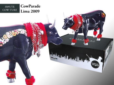 CowParade Lima 2009, H@ute Cow-ture, autor: Jose Miguel Valdivia.