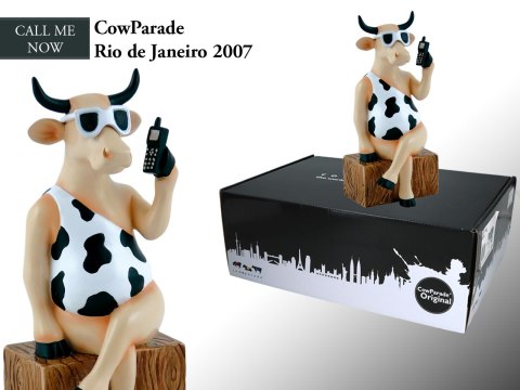 CowParade Rio de Janeiro 2007, Vall me now, autor: Lenny Niemeyer