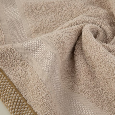 RĘCZNIK ABBIE (03) 70 X 140 CM BEŻOWY RĘCZNIK ABBIE (03) 70 X 140 CM BEŻOWY