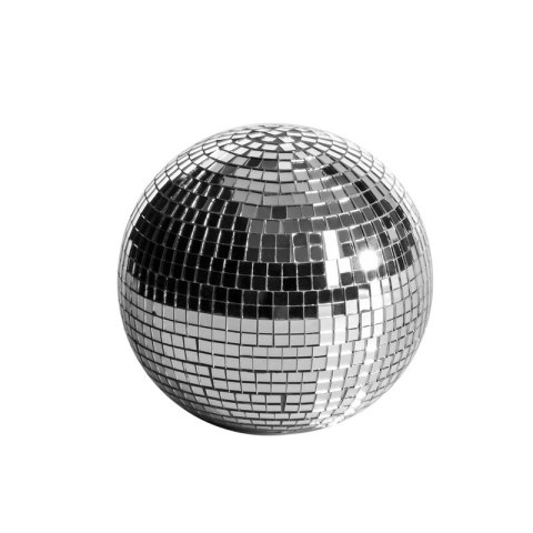 KULA DEKORACYJNA MIRONA (01) FI 12 X 11 CM SREBRNY