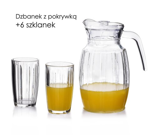 SOFIA Komplet dzbanek i 6 szklanek2L, 6x310ml