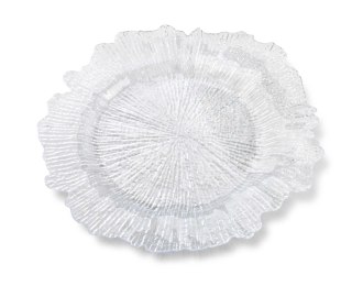 BLANCHE CLEAR Podtalerz artykuł dekoracyyjny 33xh2cm