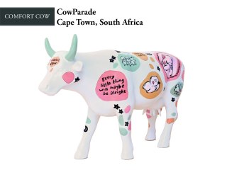 CowParade, Cape Town, Comfort Cow, autor: Mary-Anne Hampton