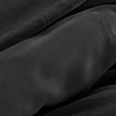 KOMPLET POŚCIELI FLANO 2 160 X 200 CM CZARNY KOMPLET POŚCIELI FLANO 2 160 X 200 CM CZARNY