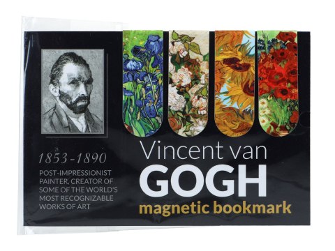 Kpl. 4 zakładek magnetycznych - V. van Gogh (CARMANI)