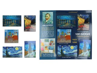 Kpl. 5 magnesów - V. van Gogh (CARMANI)