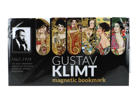 Kpl. 6 zakładek magnetycznych - G. Klimt (CARMANI)