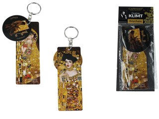 Przywieszka do torebki/Breloczek do kluczy - G. Klimt, Pocałunek i Adela (CARMANI)