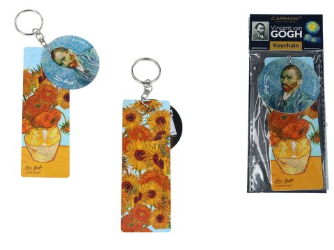 Przywieszka do torebki/Breloczek do kluczy - V. van Gogh, Słoneczniki (CARMANI) Przywieszka do torebki/Breloczek do kluczy - V. van Gogh, Słoneczniki (CARMANI)