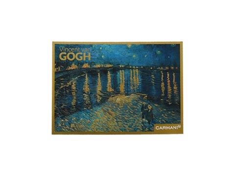 Kpl. 12 pocztówek - V. van Gogh, Gwiaździsta Noc nad Rodanem (CARMANI)