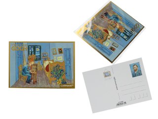 Kpl. 12 pocztówek - V. van Gogh, Pokój (CARMANI)