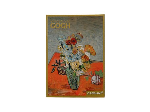 Kpl. 12 pocztówek - V. van Gogh, Róże i zawilce (CARMANI)