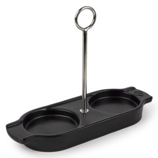 LINEA Podstawka do młynków ceramiczna, satin black