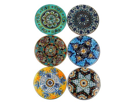 Kpl. 36 podkładek ceramicznych, okrągłe (CARMANI)