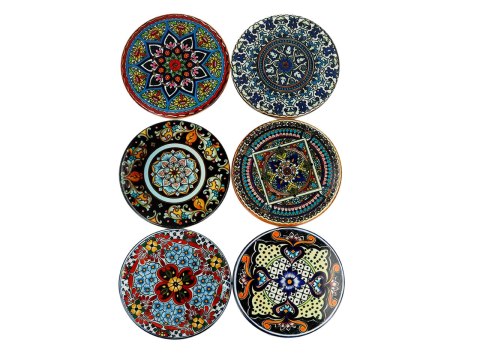 Kpl. 36 podkładek ceramicznych, okrągłe (CARMANI)