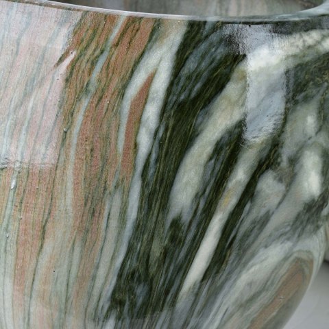 NEVA MARBLE KOMPLET 3 DONICZEK 37x37x29,5/28x28x24/20x20x19cm