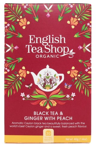 Black Tea & Ginger with Peach - 20 saszetek