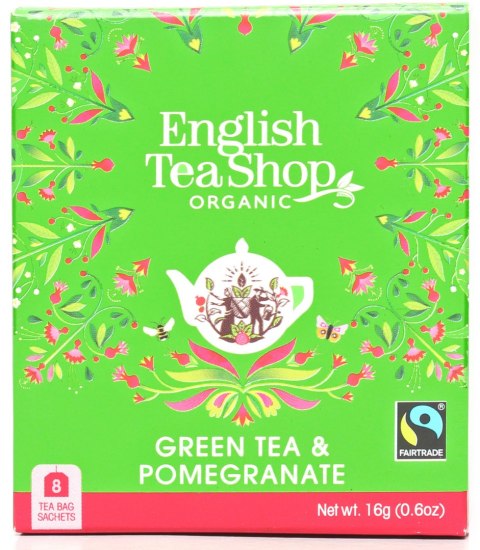 NOWOŚĆ 2024 Green Tea Pomegranate - 8 saszetek