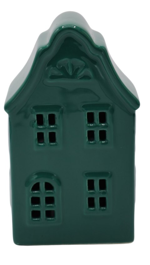 DOMEK CERAMICZNY ZIELONY MAŁY LED