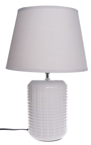 LAMPA CERAMICZNA BEŻOWA PROSTA