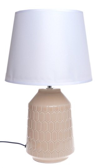 LAMPA CERAMICZNA BEŻOWA