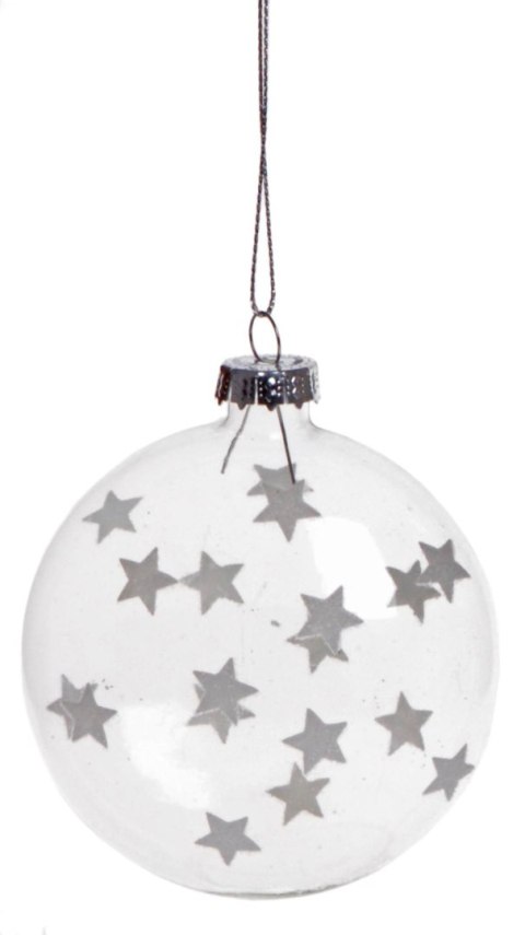 PŁASKA BOMBKA Z GWIAZDKAMI MAŁA