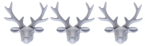 KPL 3 GŁÓW RENIFERA SZARYCH