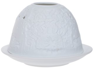 LAMPION PORCELANOWY Z KOMINKIEM