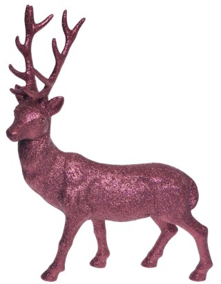 RENIFER BURGUNDOWY BROKATOWY
