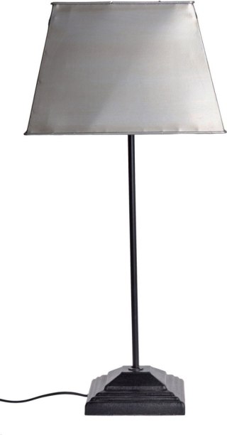 LAMPA Z METALOWYM ABAŻUREM DUŻA