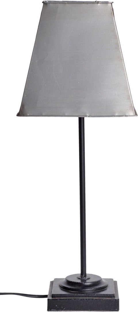 LAMPA Z METALOWYM ABAŻUREM MAŁA