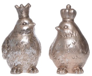 PTASZEK CERAMICZNY Z KORONĄ DUŻY MIX 2 WZORY