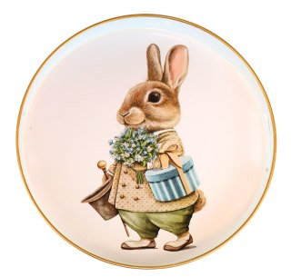 TACA OKRĄGŁA Z KRÓLICZKIEM