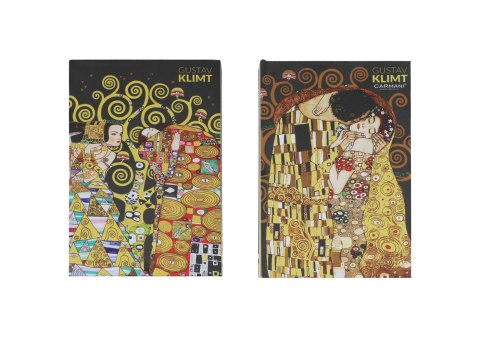 Kpl. 3 pudełek na magnes - G. Klimt, Pocałenek (CARMANI)