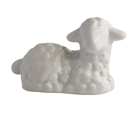 BARANEK CERAMICZNY BIAŁY DUŻY