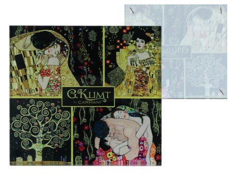 Podkładka szklana - G. Klimt, kolaż (CARMANI)