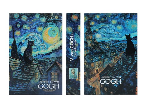 Pudełko ozdobne na magnes - Inspirowane twórczością V. van Gogh (CARMANI)