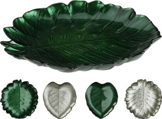 SZKLANY TALERZ ŚREDNICA 19CM 2 rodzaje