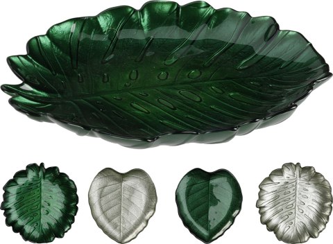 SZKLANY TALERZ ŚREDNICA 19CM 2 rodzaje