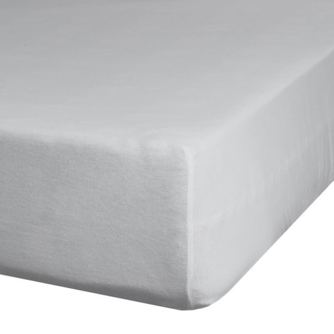 PRZEŚCIERADŁO Z GUMKĄ JERSEY D91 120 X 200 X 25 CM JASNOSZARY