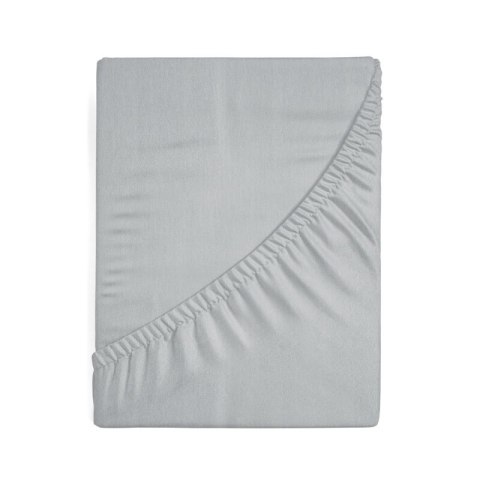 PRZEŚCIERADŁO Z GUMKĄ JERSEY D91 140 X 200 X 30 CM JASNOSZARY