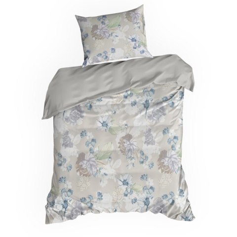 POŚCIEL D91 JULIA 160 X 200 CM POPIELATY