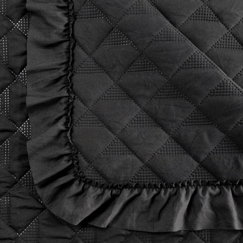 NARZUTA VANESA 200 X 220 CM CZARNY NARZUTA VANESA 200 X 220 CM CZARNY