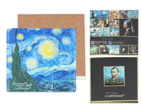 Podkładka ceramiczna - V. van Gogh, Gwiaździsta noc (CARMANI) Podkładka ceramiczna - V. van Gogh, Gwiaździsta noc (CARMANI)
