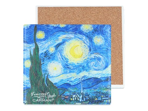 Podkładka ceramiczna - V. van Gogh, Gwiaździsta noc (CARMANI) Podkładka ceramiczna - V. van Gogh, Gwiaździsta noc (CARMANI)